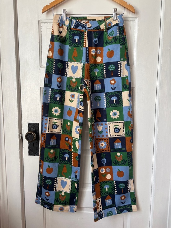 Princess Highway Pants - PRINCESS HIGHWAY COTTAGE PATCHWORK JEAN PANTS